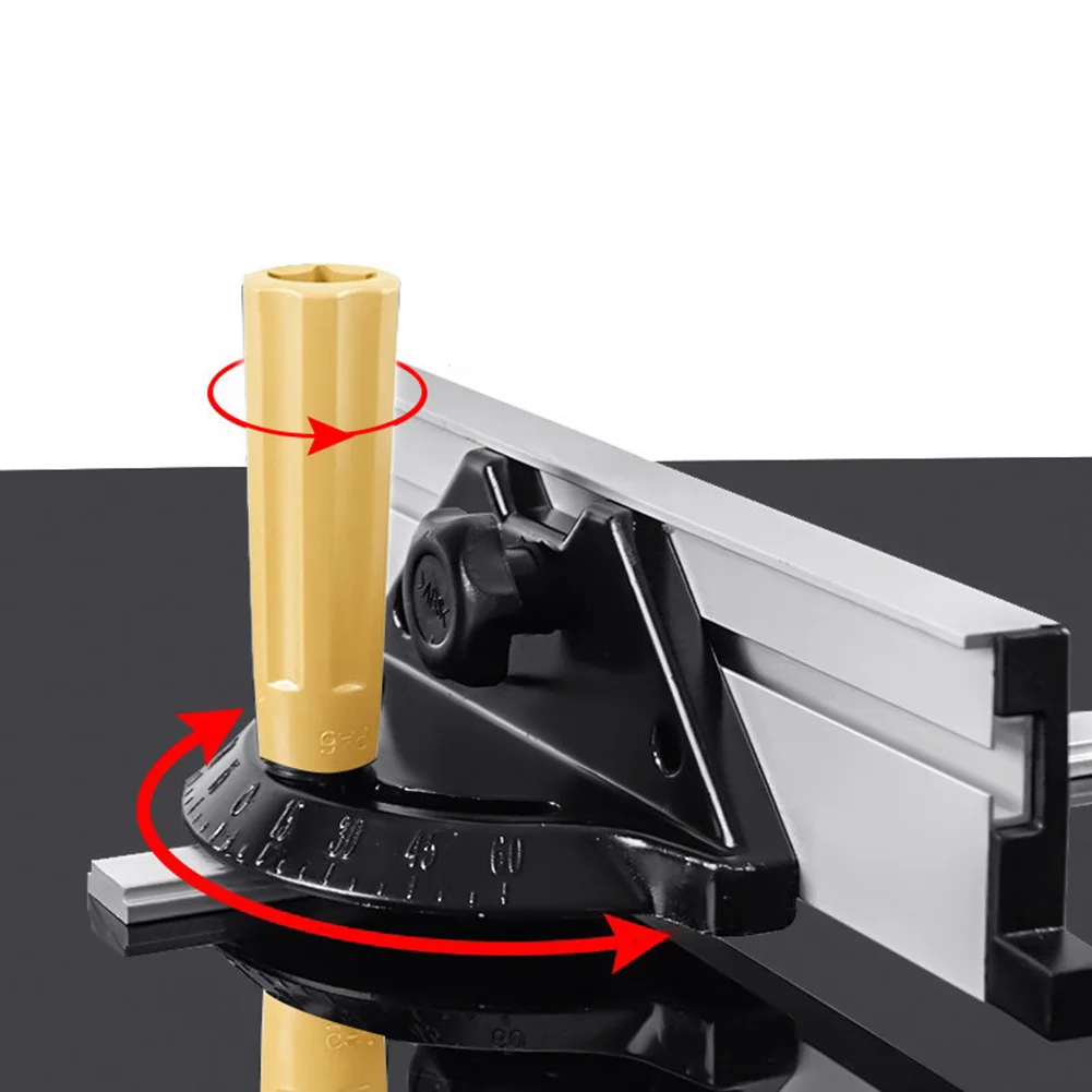 

Adjustable Miter Gauge With Scale Fence Table Saw Angle Guide Tool For Woodworking Miter Cutting And Cross Cut Sled Hardware Acc