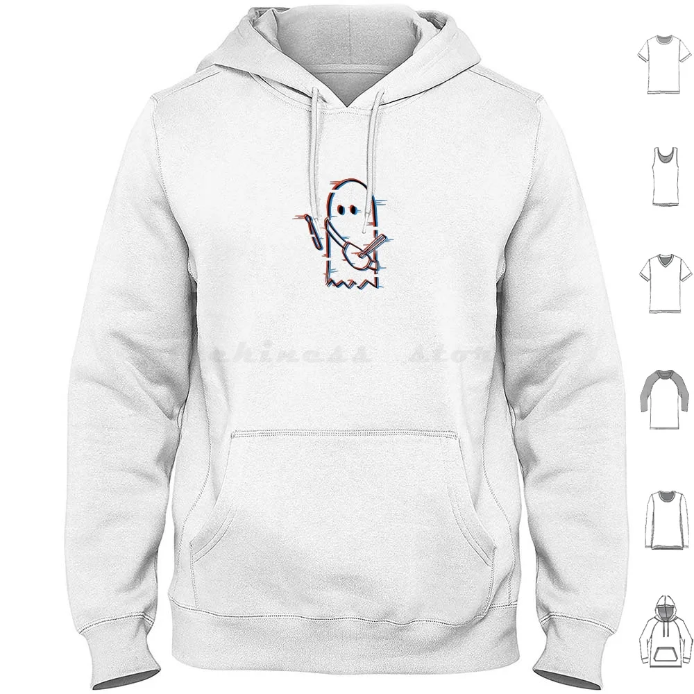 Holographic Alex Ghostie Hoodie cotton Long Sleeve Julie And The Phantoms Alex Willex Julie And The Phantoms Ghost Ghostie