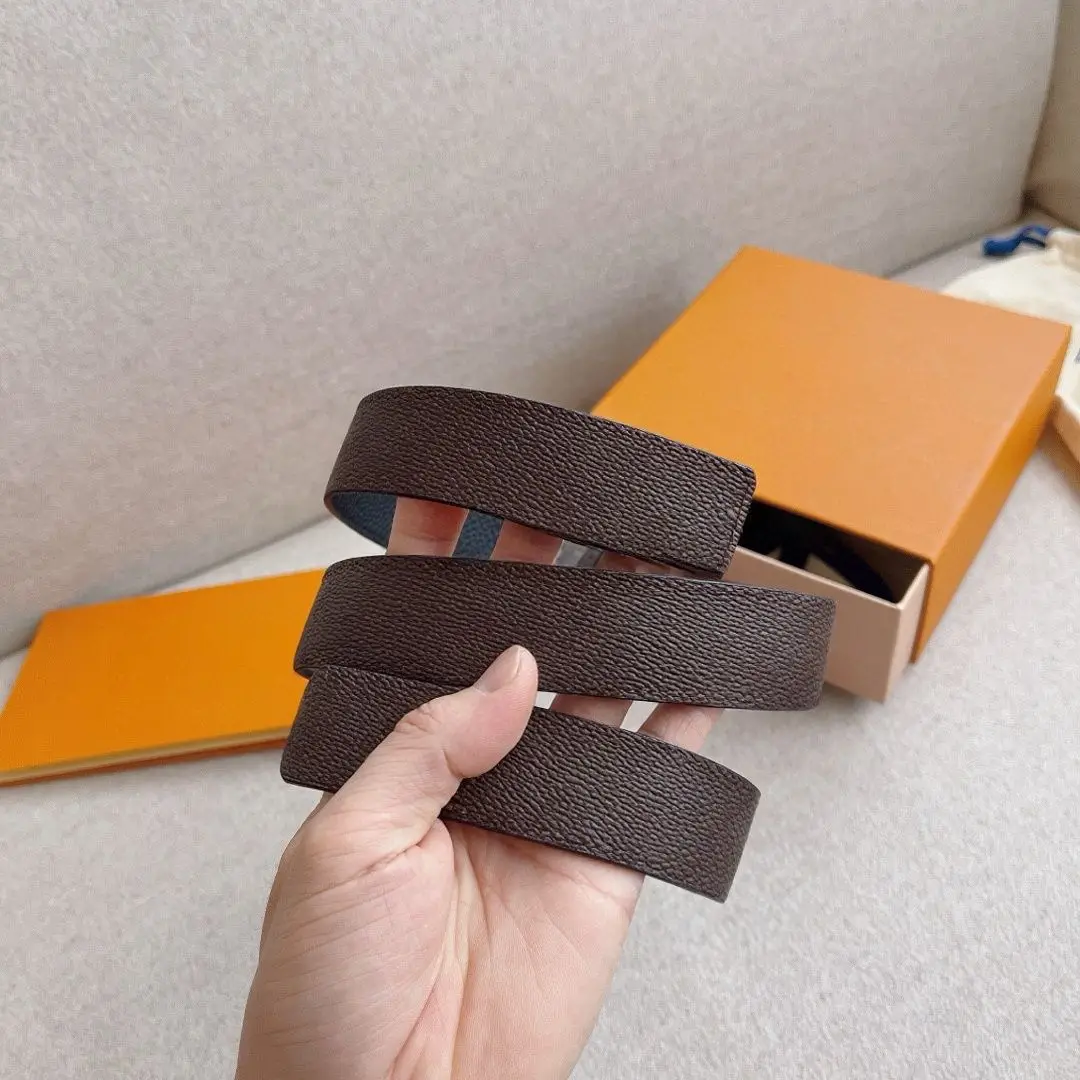 Unisex Genuine Leather Replacement Belt Strap Without Buckle Multi-size Optional Double Face Leather Waistband for Casual Outfits