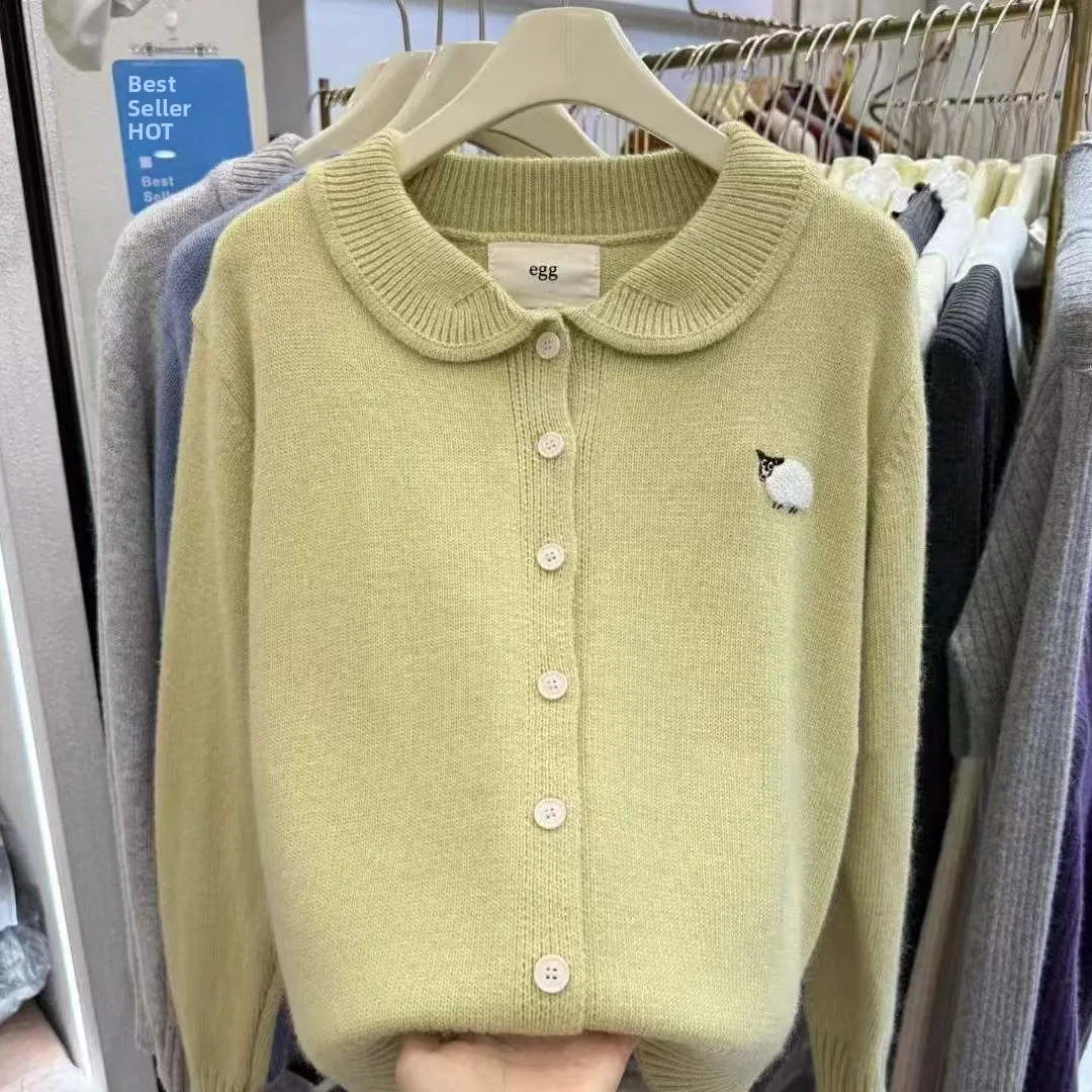 Thiened Bear Coat Donna Sweet Sle Primavera Autunno Inverno Chic V-Ne Cardigan Coreano Sle Casual Comodo Top