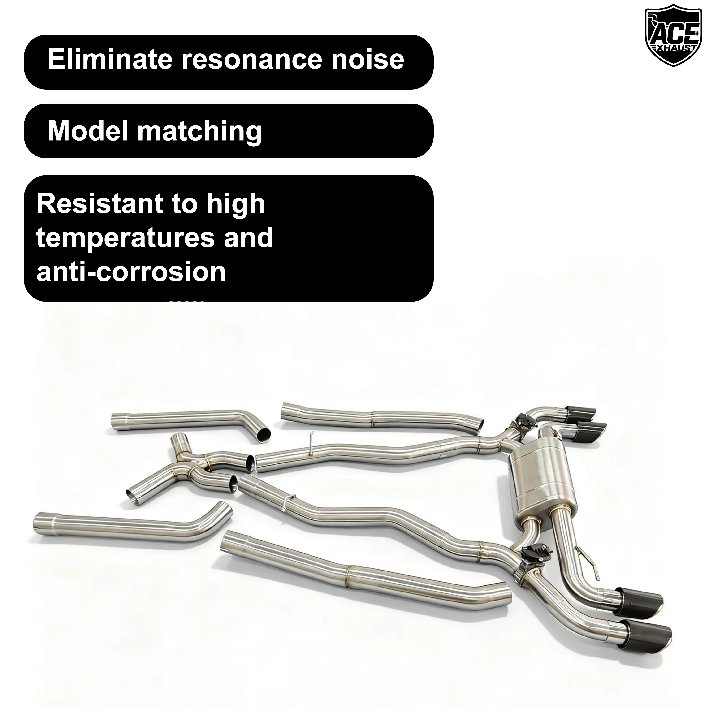 ACE Auspuffsysteme Valvetronic Catback Auspuff für BMW F90 M5 4.0T Hochwertiges Klappenauspuffrohr mit Fernbedienung – Detail 8