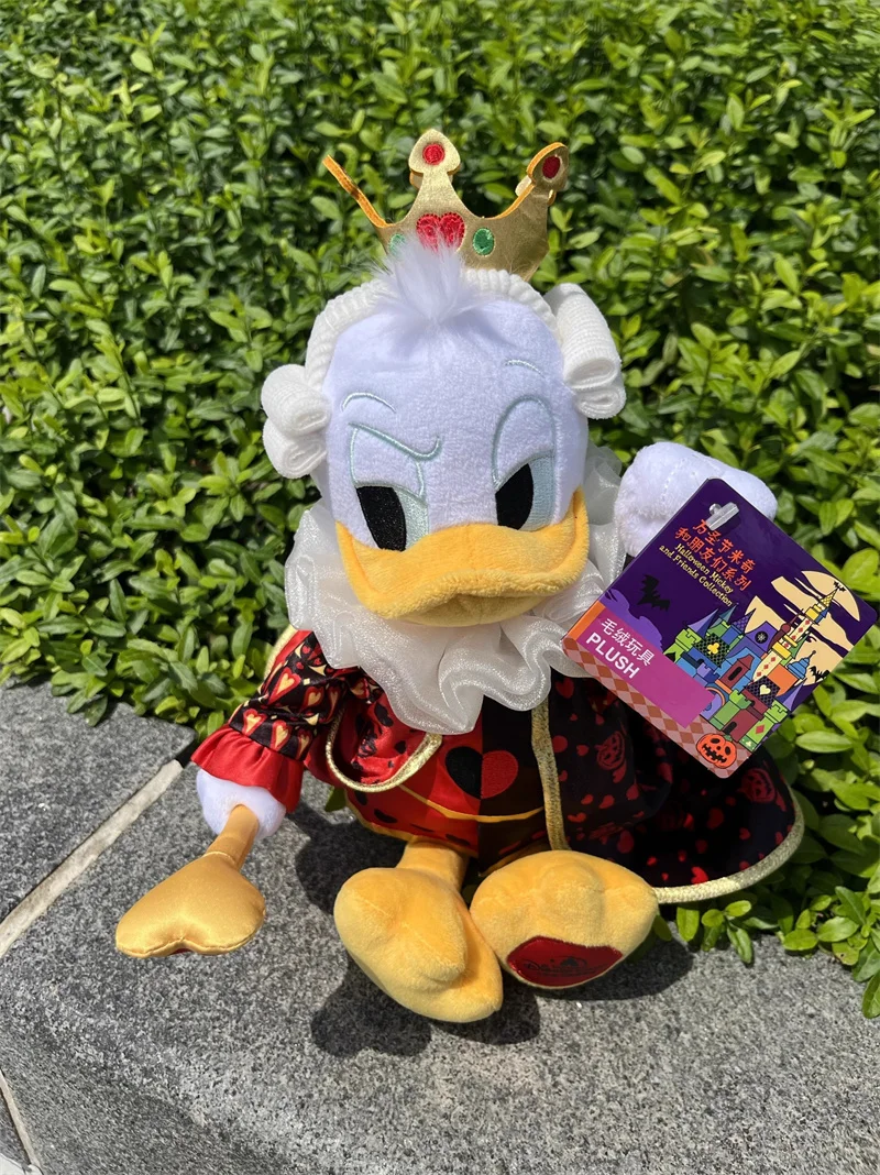 Shanghai Disneyland 2024 Halloween King Donald Duck Daisy Pendant Plush Doll