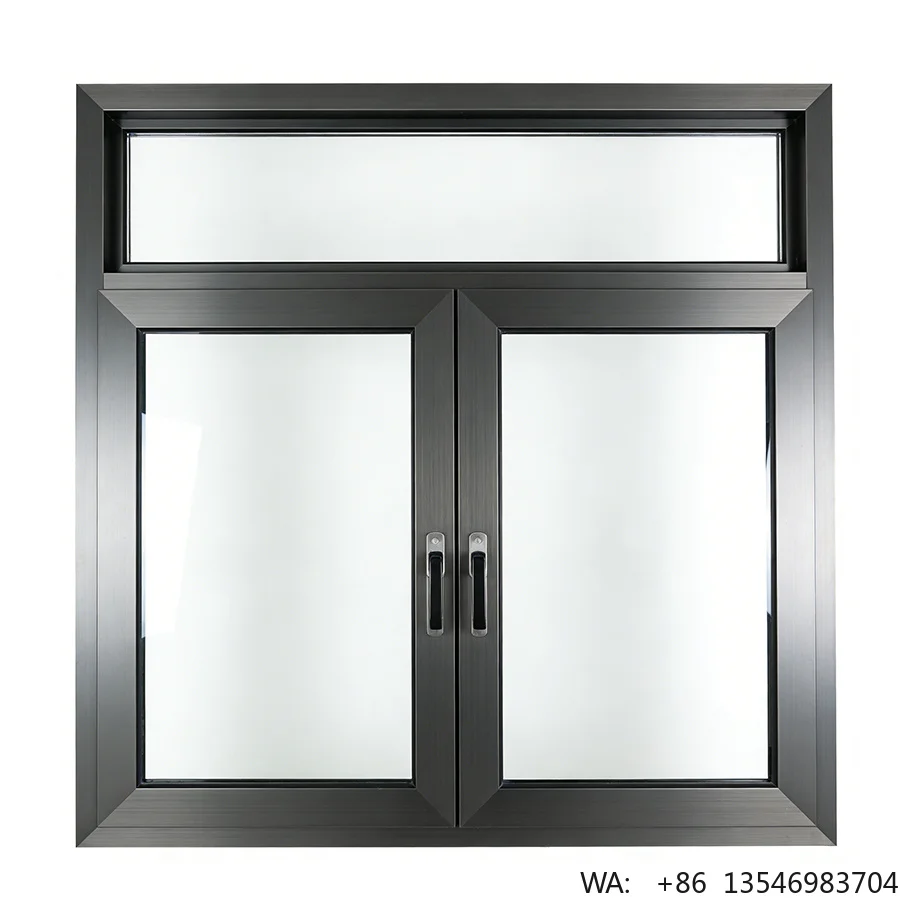 

Bulk Order Insulated Double Glazed Thermal Break Windproof Aluminum Glass Casement Window Noise Reduction Frame for Bedroom
