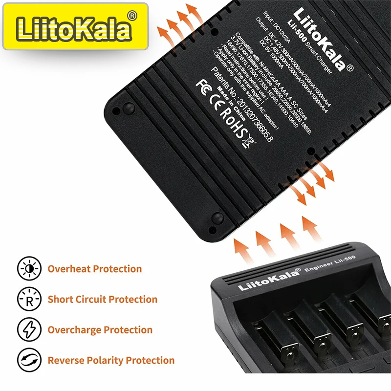 18650/26650/AA/AAA/Ni-MH/Li-ion, LCD 디스플레이, 용량 테스터... - 2