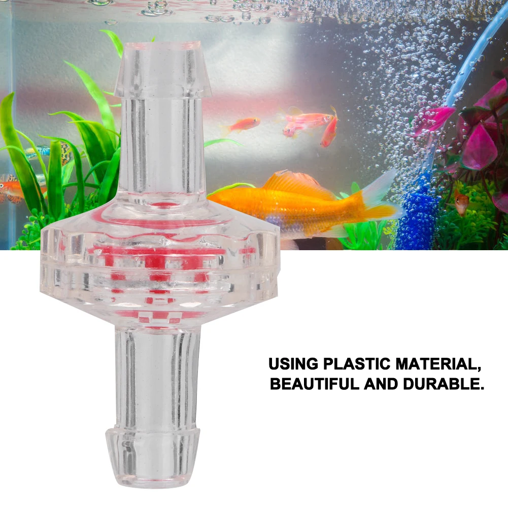 Transparent Check Valve Single Direction Backflow Prevention One Way Valve Plastic Air Flow Control Non Return Valve Oxygen Pump