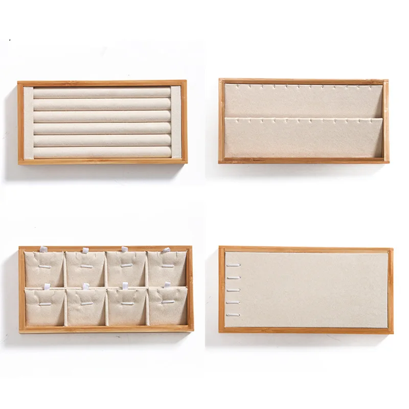

Jewelry Display Holder Bangle Necklaces Pendant Bracelets Rack Rings Trays Trays Jewelry Organizer Showcase for Gifts Wife