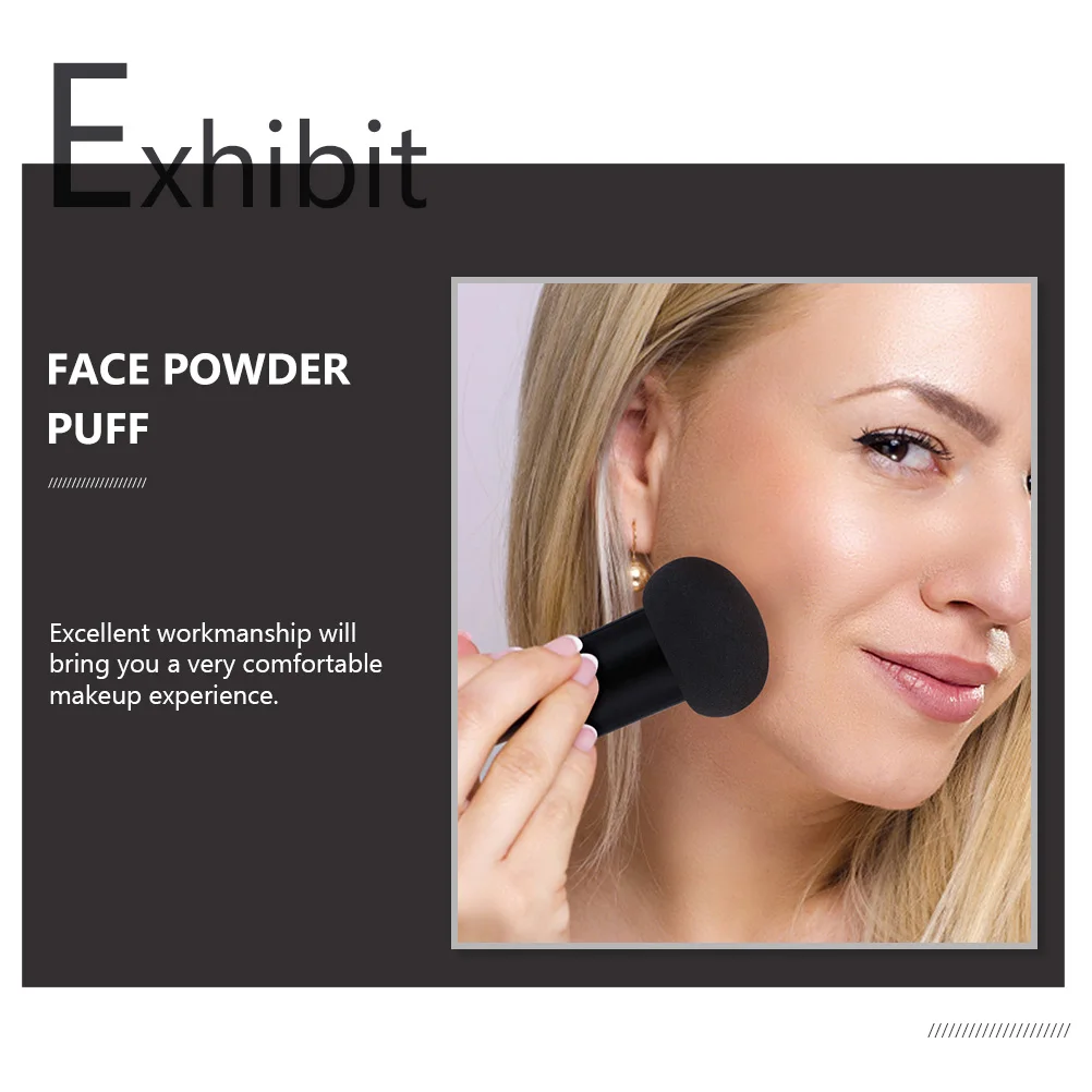 

6set Makeup Puff Mushroom Shape Sponge For Foundation Powder Gentle Skin Accessories Face Powder Puff