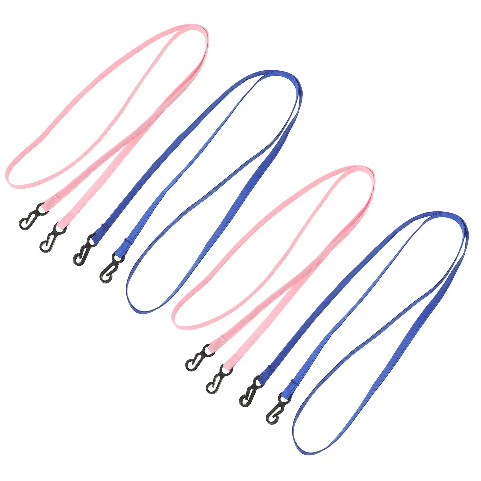

4Pcs Children's Gloves Hanging Rope Pink Blue Anti-Lost Mitten Clips Winter Gloves Lanyard Adjustable Toddler Outdoor