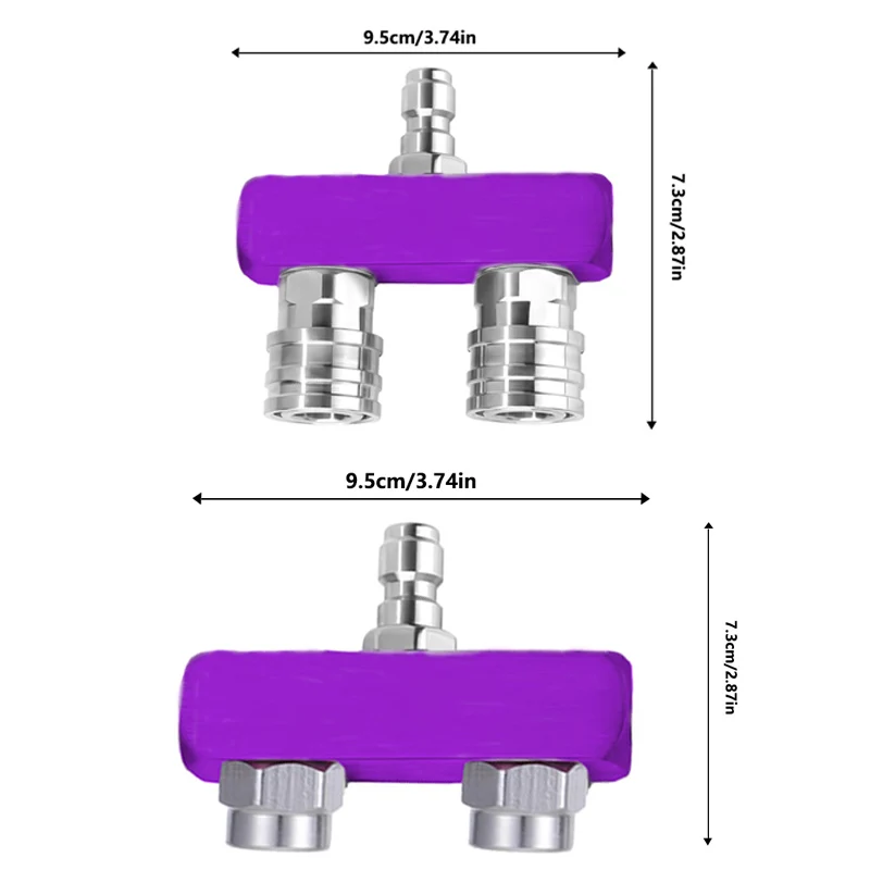 Pressure Washer Nozzle Tip 2-in-1 Dual Nozzle 1/4