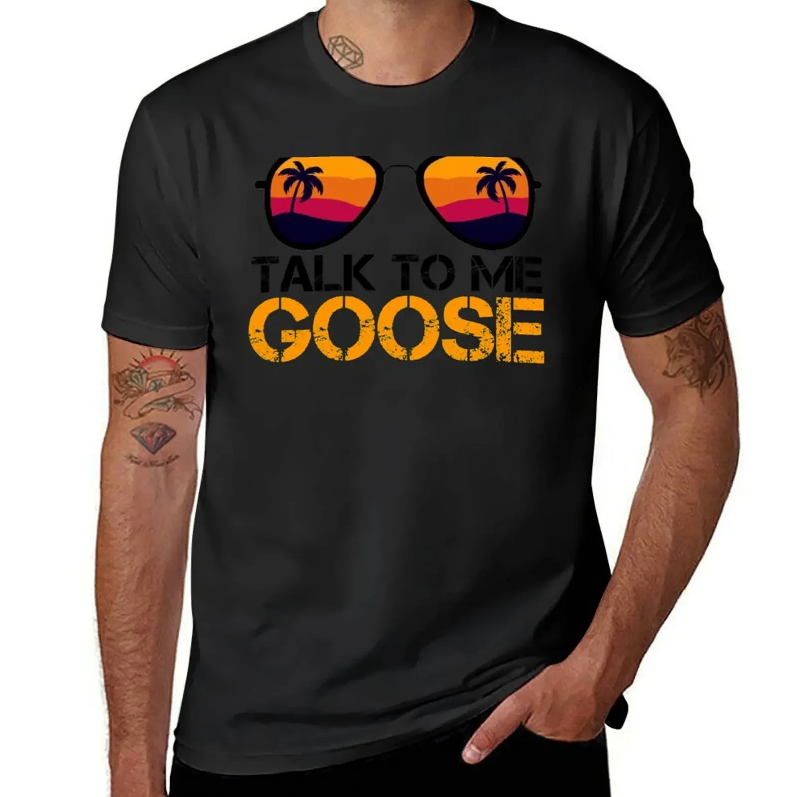 

Talk to me Goose T-Shirt blanks customs design your own vintage graphic tee graphic tee shirt plain t shirts men