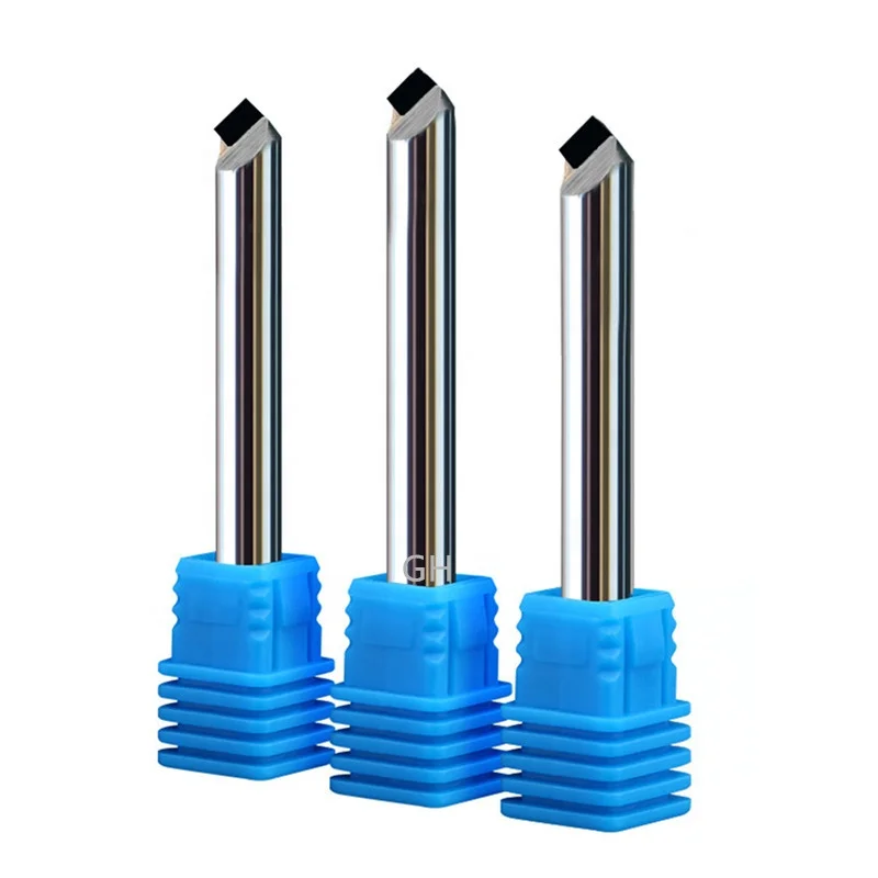 

Diamond Tip Tungsten Carbide Chamfer Cutter PCD Chamfering Milling Tools for Carbon Silicon Fiber Aluminum
