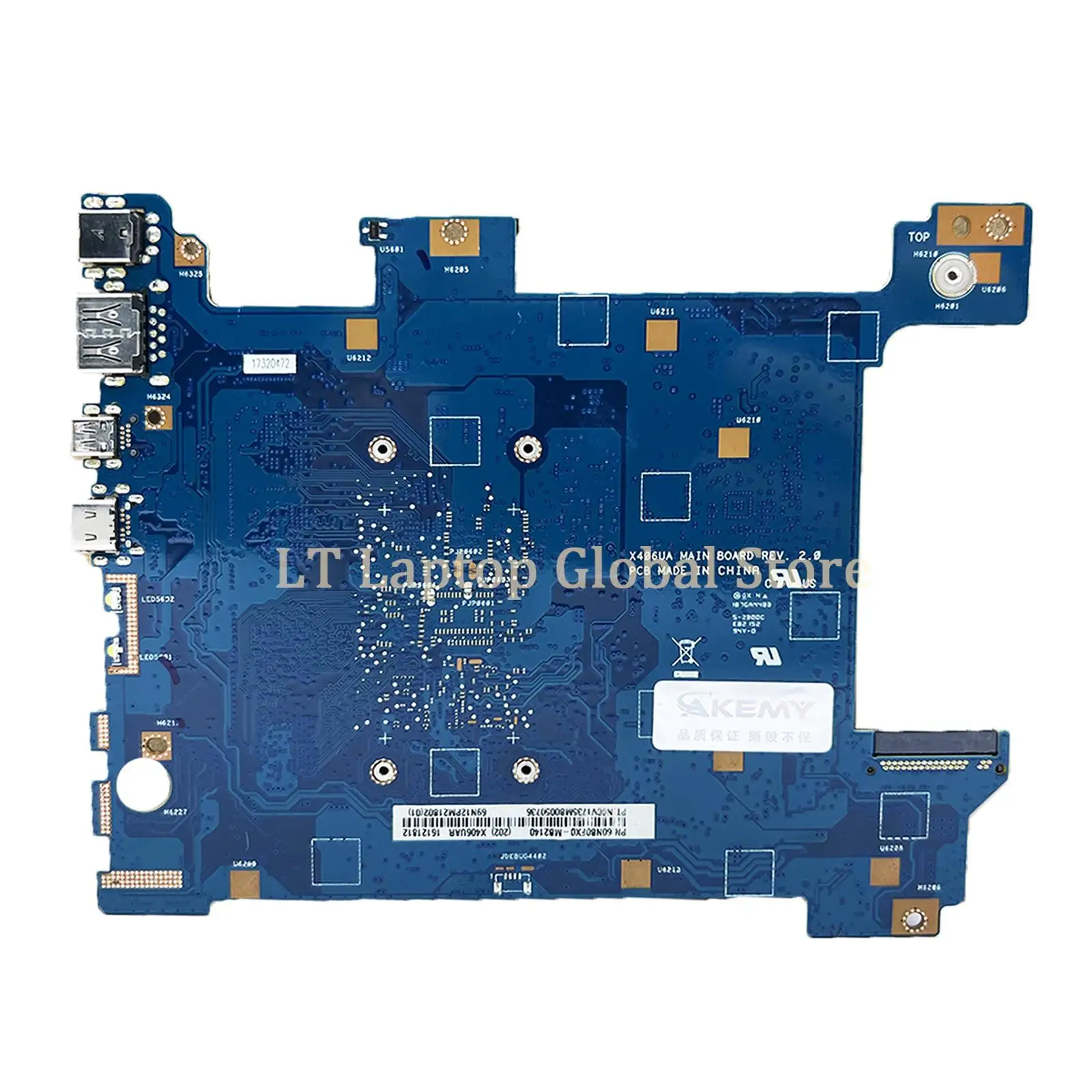 X406UA Mainboard Laptop ASUS X406U S406UA K406UA V406UA X406UAR Y406UA X406UA Motherboard Laptop I3 I5 I7 8/ke-7 CPU 4GB/8GB-RAM