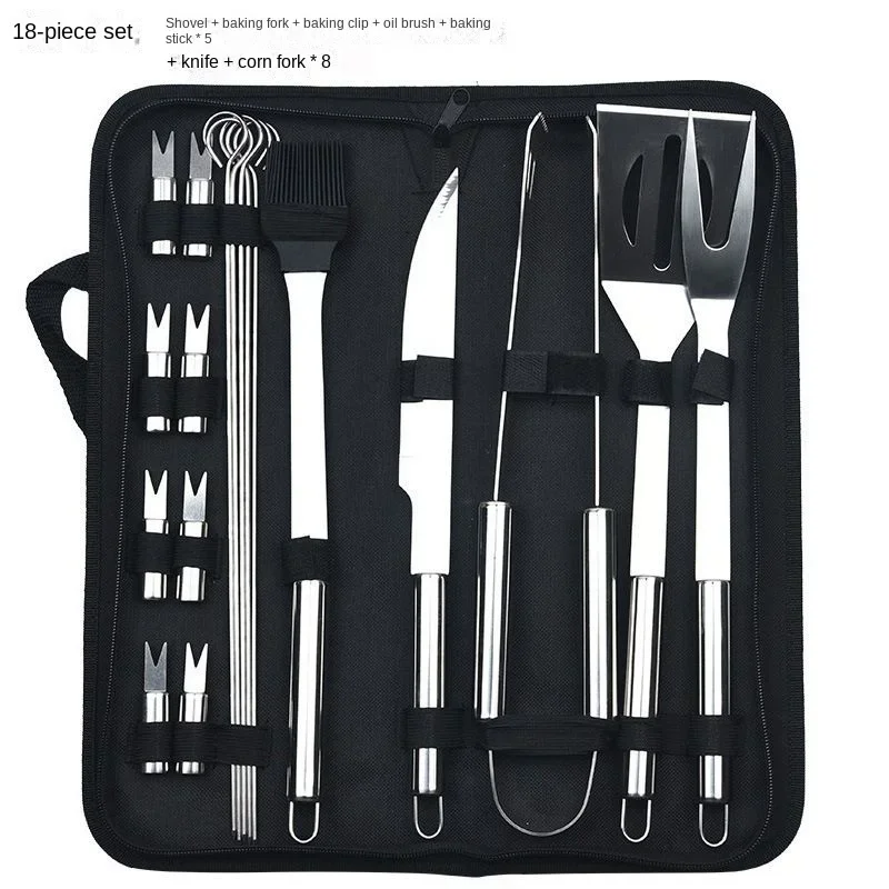 New Stainless Steel Barbecue Set Barbecue Combination Tool Outdoor BBQ Barbecue Set Barbecue Set