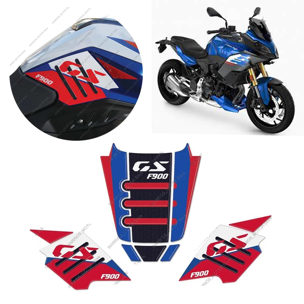 

F900GS 3D Gel Resin Sticker Motorcycle Tank Pad Sticker f900gs Tank Pad Side Protection Sticker Accessories For BMW F900GS 2024