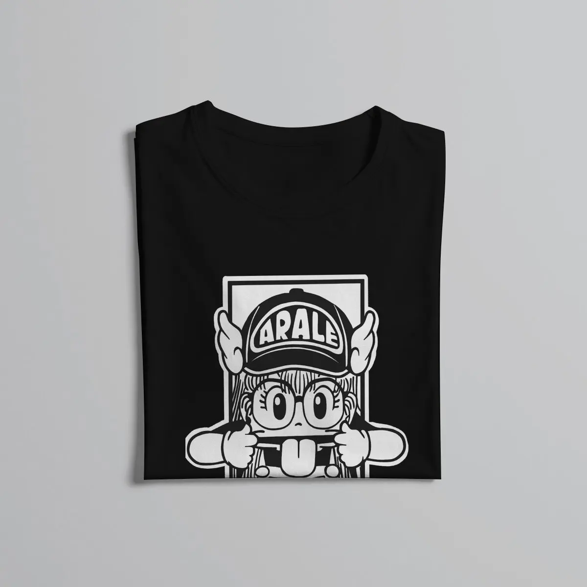 Arale-drスタイルのポリエステルTシャツ,半袖,代替品