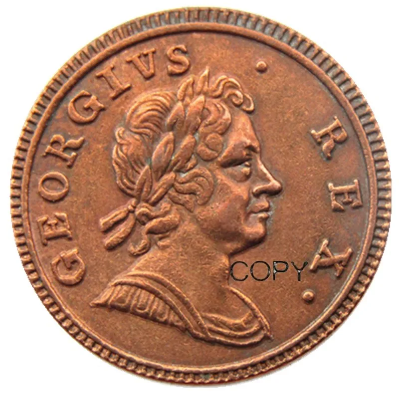 UK,1719,Browsing British Coins of George I,very rare copy coin