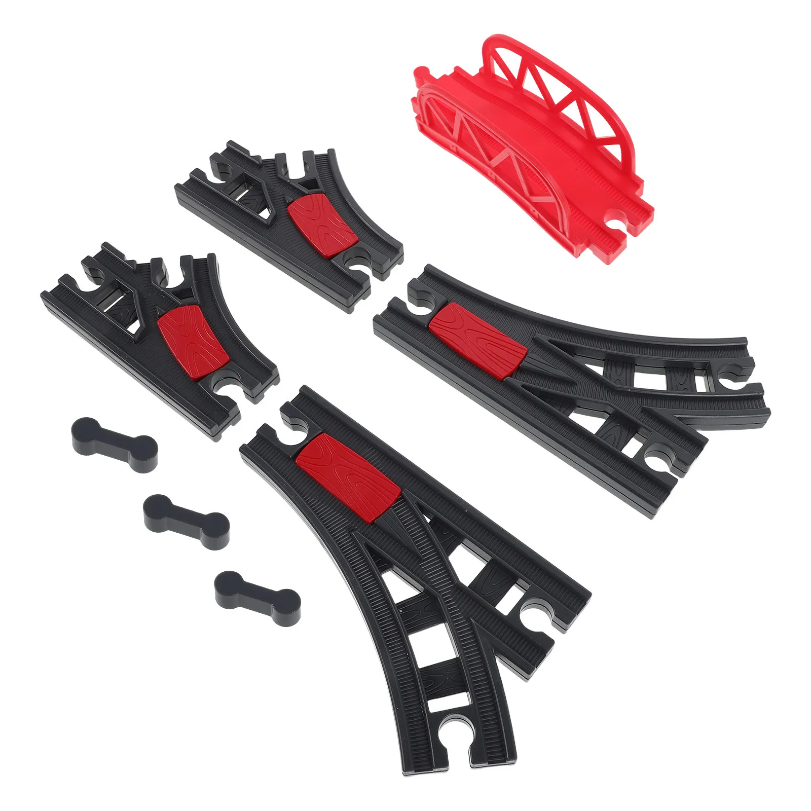 

1Set Railway Track Adapter Accessories - Smooth Connecting Pieces for Uninterrupted Play - Sturdy Plastic Design Fits Most