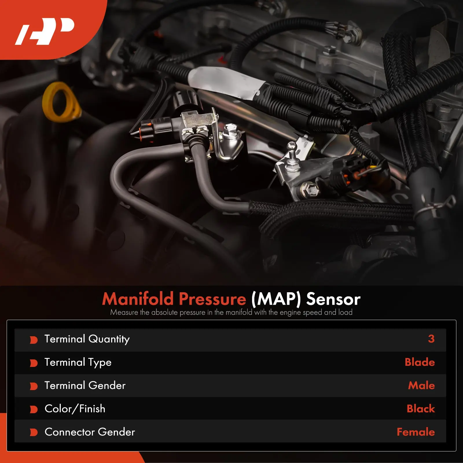 A-Premium Diesel Injection Control Pressure Sensor for International Harvester 4300 4400