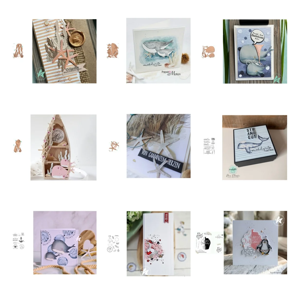 Neue Ankunft Presell Wal Stanzformen und Stempel für DIY Scrapbooking/Fotoalbum, dekorative Prägung, DIY-Papierkarten