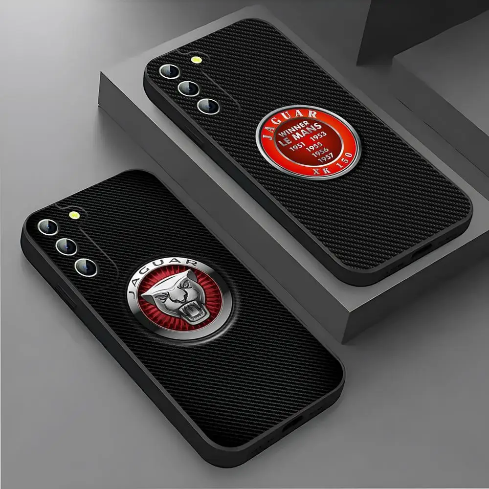 Luxury J-Jaguar-R Phone Case For Samsung A17 S26 S25 Ultra S24 S22 S23 S20 Fe S21 Plus A57 A37 A54 A34 A16 A53 Back Cover