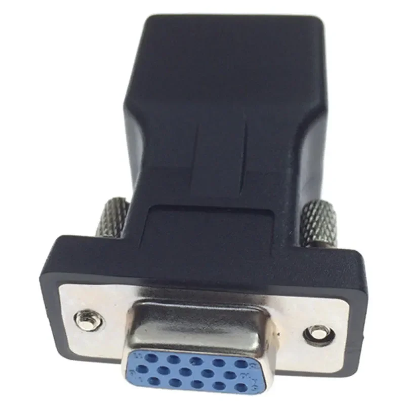 New Arrival DB9 RS232 Male/Female To RJ45 Female Adapter COM Port To LAN Ethernet Port Converter