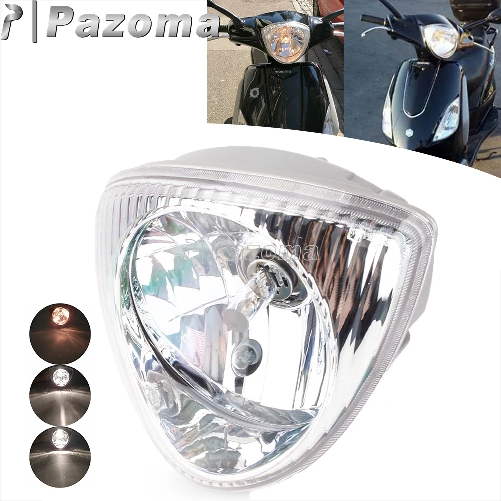 Motorcycle Scooter Headlight FOR FLY 50 2T 4T 100 4T 125 4T Euro 3 150 4T Euro 3 Liberty 50 125 Front Head Lamp Driving Light E6