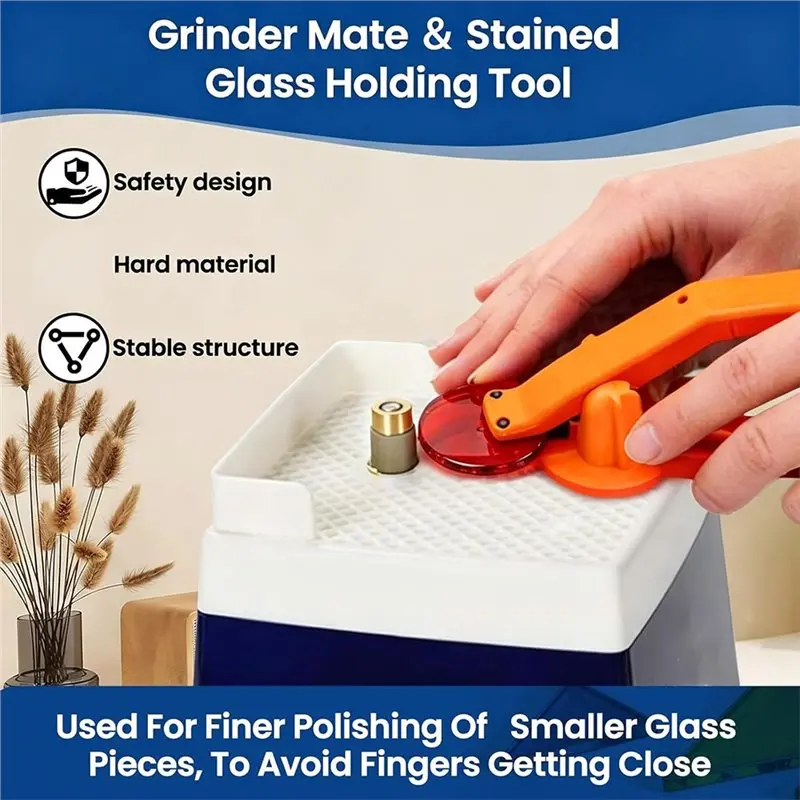 ABVG-Grinder Mate Kit DIY Enthusiasts Glass Holding Tool Improve Efficiency