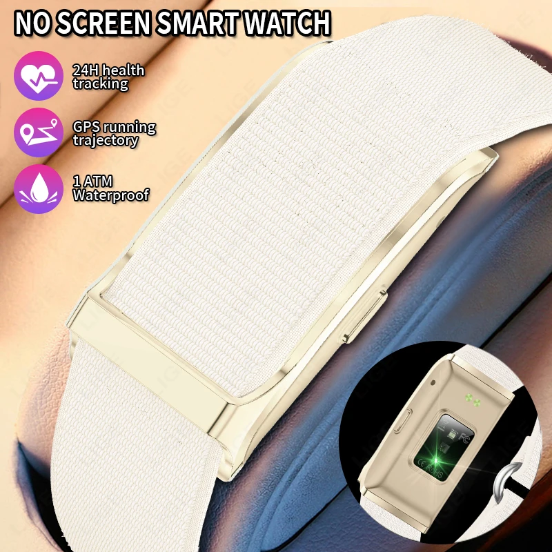 

LIGE Women No Screen Sports Fitness Smart Bracelet Men Call Reminder GPS Tracking Blood Pressure Health Smartwatch For Android