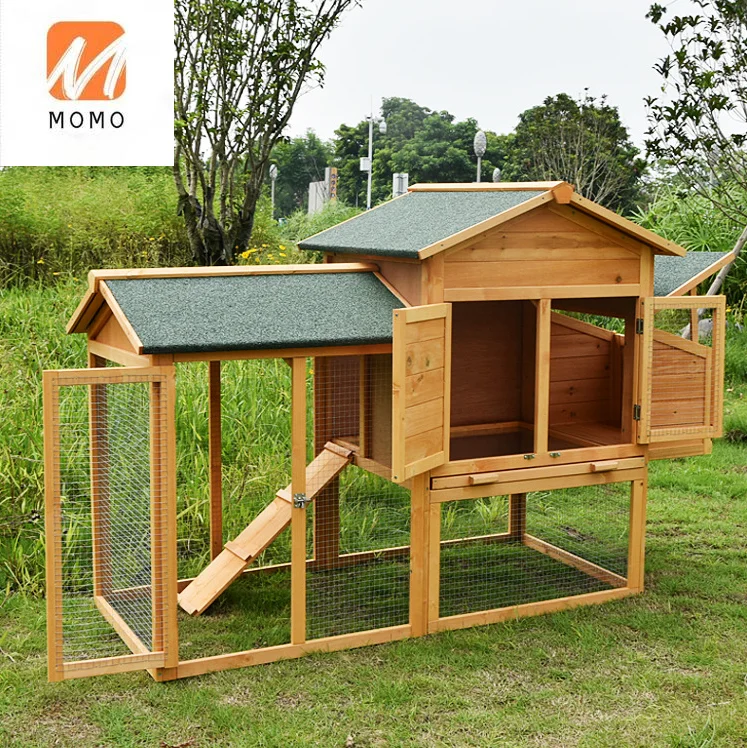 Custom High Quality Waterproof Large Wooden Ducks Chicken Coop Animal Cages for Laying Hens