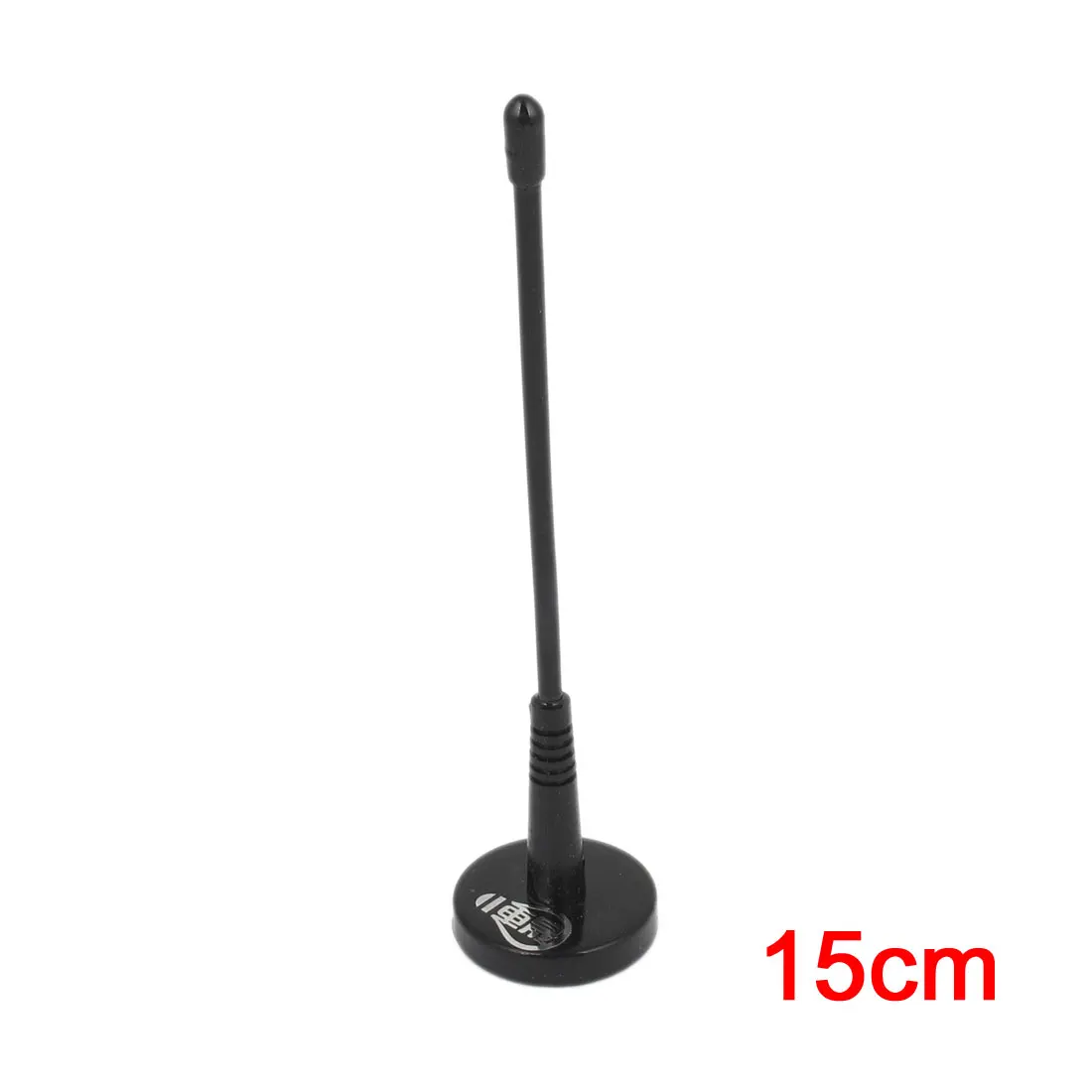 Antena samochodowa z magnetyczną podstawą, pojedynczy maszt, czarna, 15 cm długości, UXCELL — zdjęcie 4