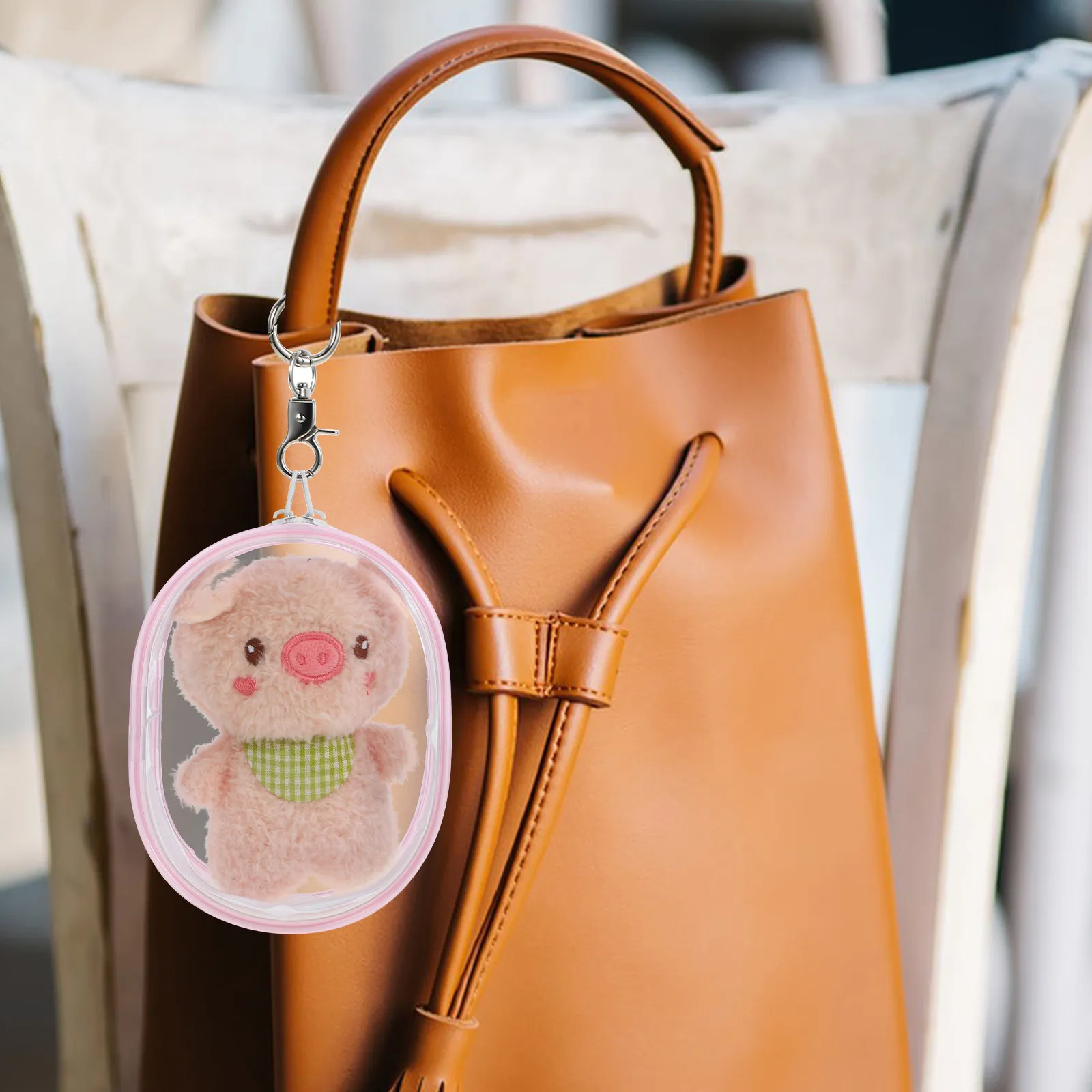 

Cotton Baby Bag Transparent Display Portable Lightweight Storage Accessory Mini Clear Pouch Outdoor Carrying Case