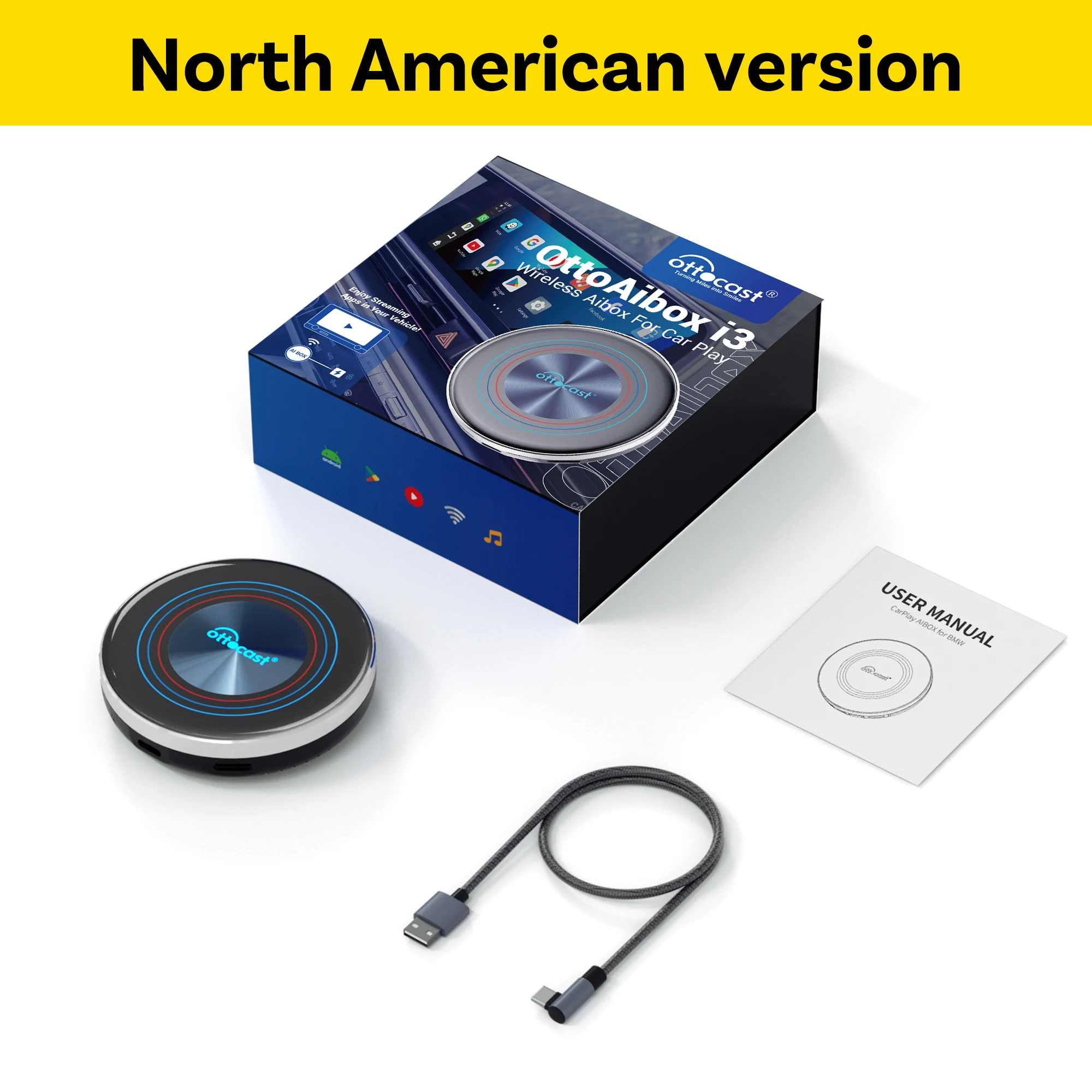 OTTOCAST i3 AI Box for BMW Lexus NX 2024