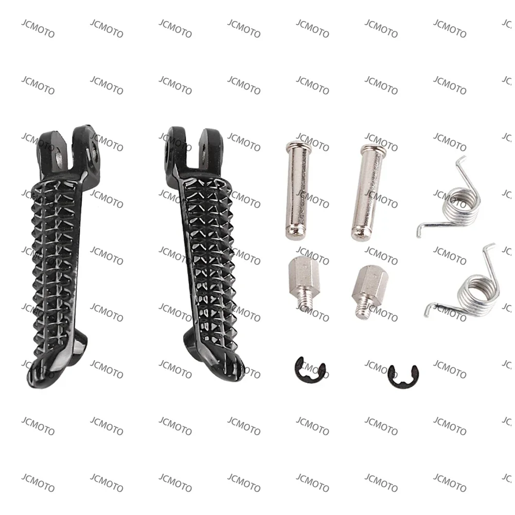 

For Yamaha YZF R1 1998-2011 & YZF-R6 1999-2012 & YZF R6S 2003-2008 1Pair Motorcycle Front Rider Footrest Footpeg Set Aluminum