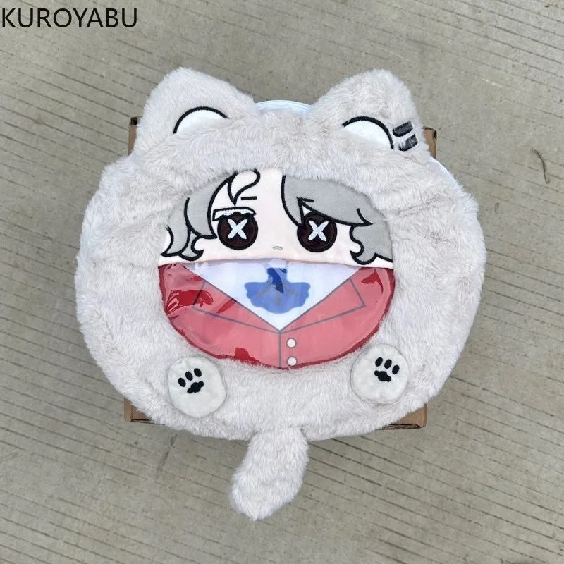 Japanese Cute Plush Transparent Itabag Sweet Cartoon White Backpack Maiden Schoolbag Shoulder Crossbody Bag 2024 Mochilas Mujer