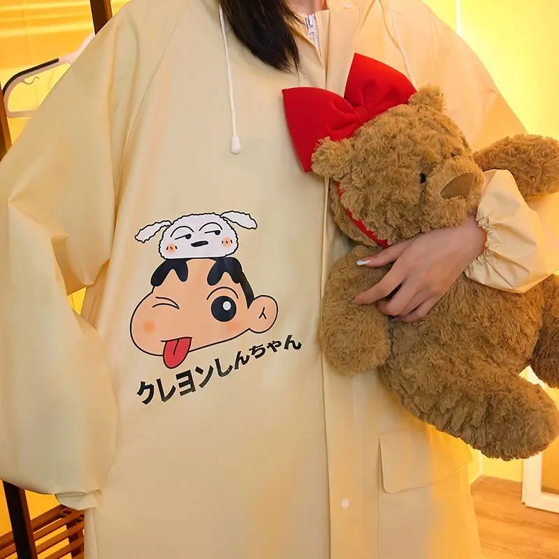 

Kawaii Crayon Shin-chan Raincoat Student Rainstorm Proof Widening Outdoor Mountaineering Student's Raincoat Girl's Gifts Toys