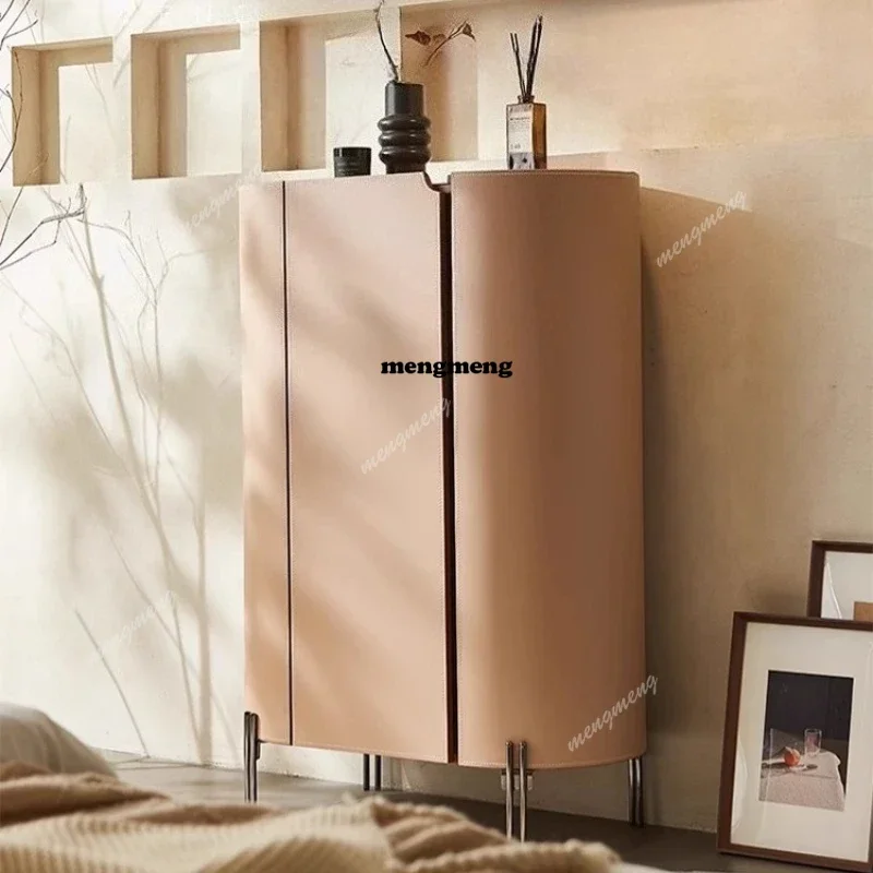 

Домашний шкаф, итальянский светлый роскошный седло, кожаный шкафчик для хранения обуви, полка для обуви, органайзер для обуви, комод, шкафы для гостиной