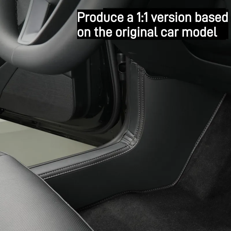 Suitable for Tesla Model 3 (2024) updated door welcome pedal leather threshold strip modification interior accessories