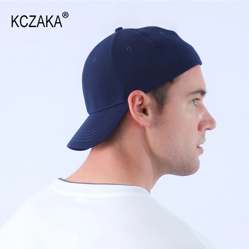 Brand Mens Full Closed Baseball Cap Causal Plain Color 6 Panels Polyester Stretchy Caps Gorras Bone Male Trucker Hat Casquette