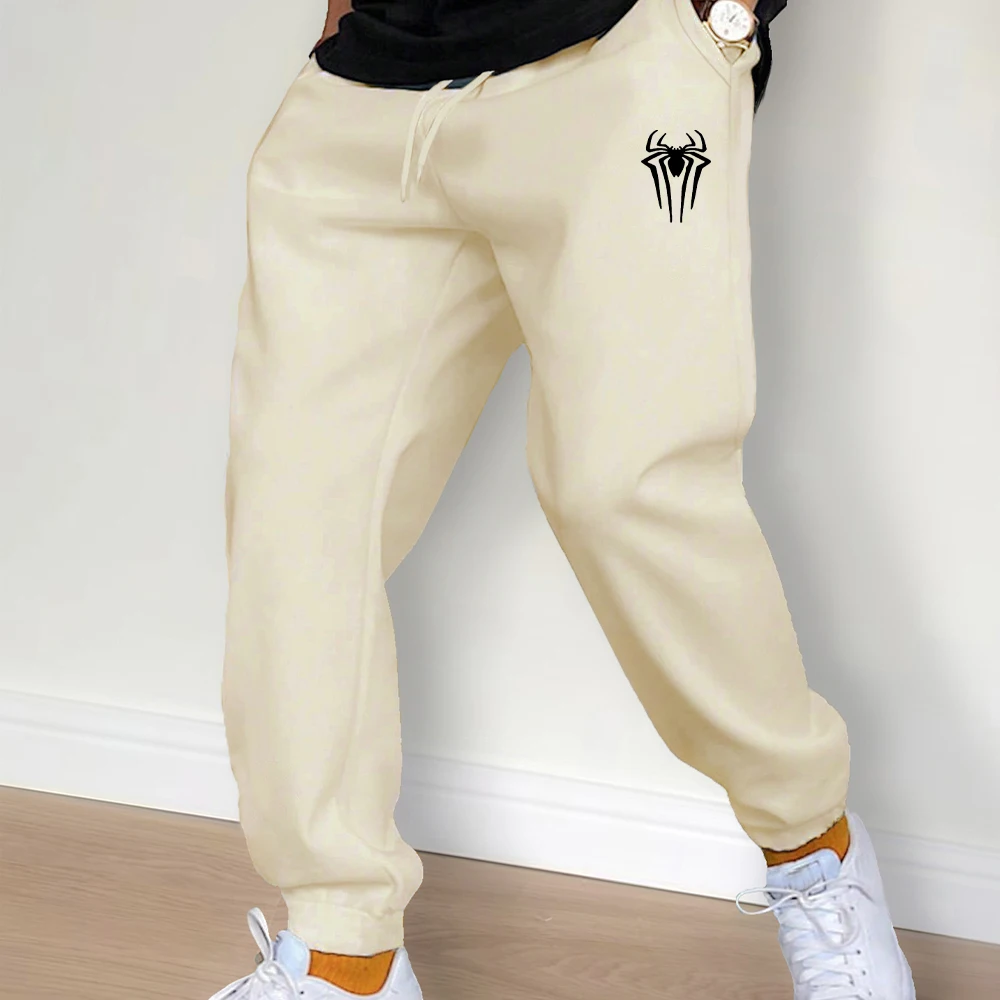 Men\'s Casual Pants Fashion Drawstring Casual Pants Joggers Workout Running Gym Fitness Sports Trousers Streetwear Clothing