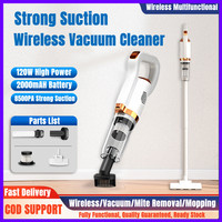 Multifunctional USB Wireless Handheld Vacuum Cleaner Strong Suction Electric Cordless Sweeper Home Car Remove Mites Dust Cleaner