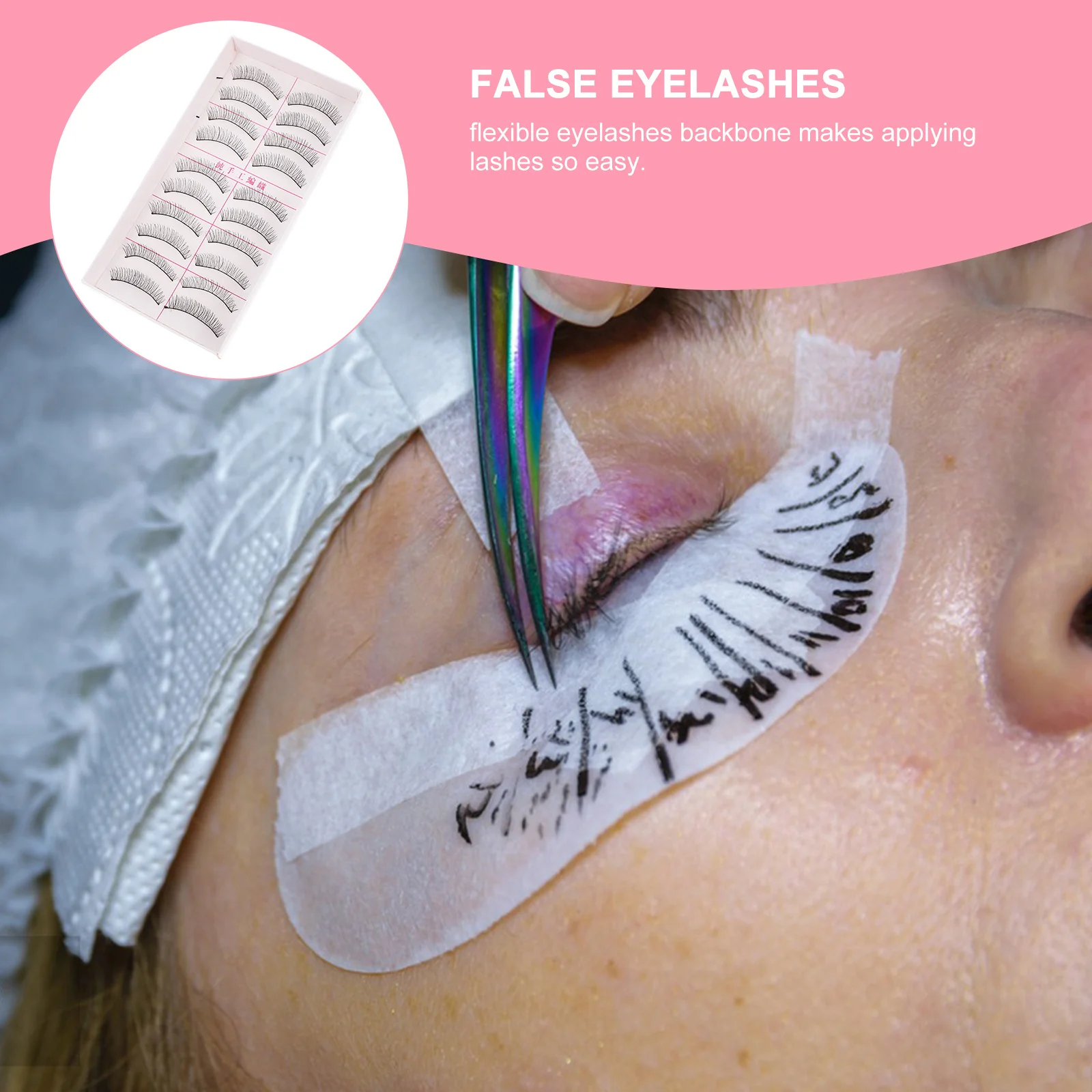 

10 пар длинных накладных ресниц ручной работы, натуральный объем, черные многоразовые ресницы, гибкое искусственное волокно для профессионального повседневного ношения