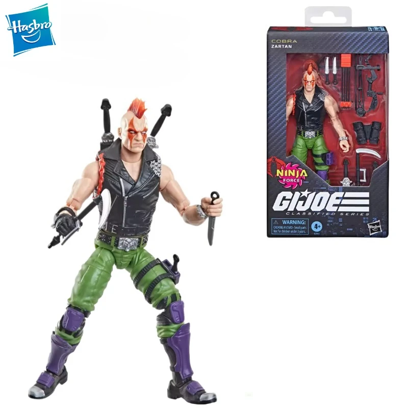 

Новый оригинальный набор Hasbro G.I. Фигурка Joe Classified Series 192 Ninja Force Zartan, подарочная модель