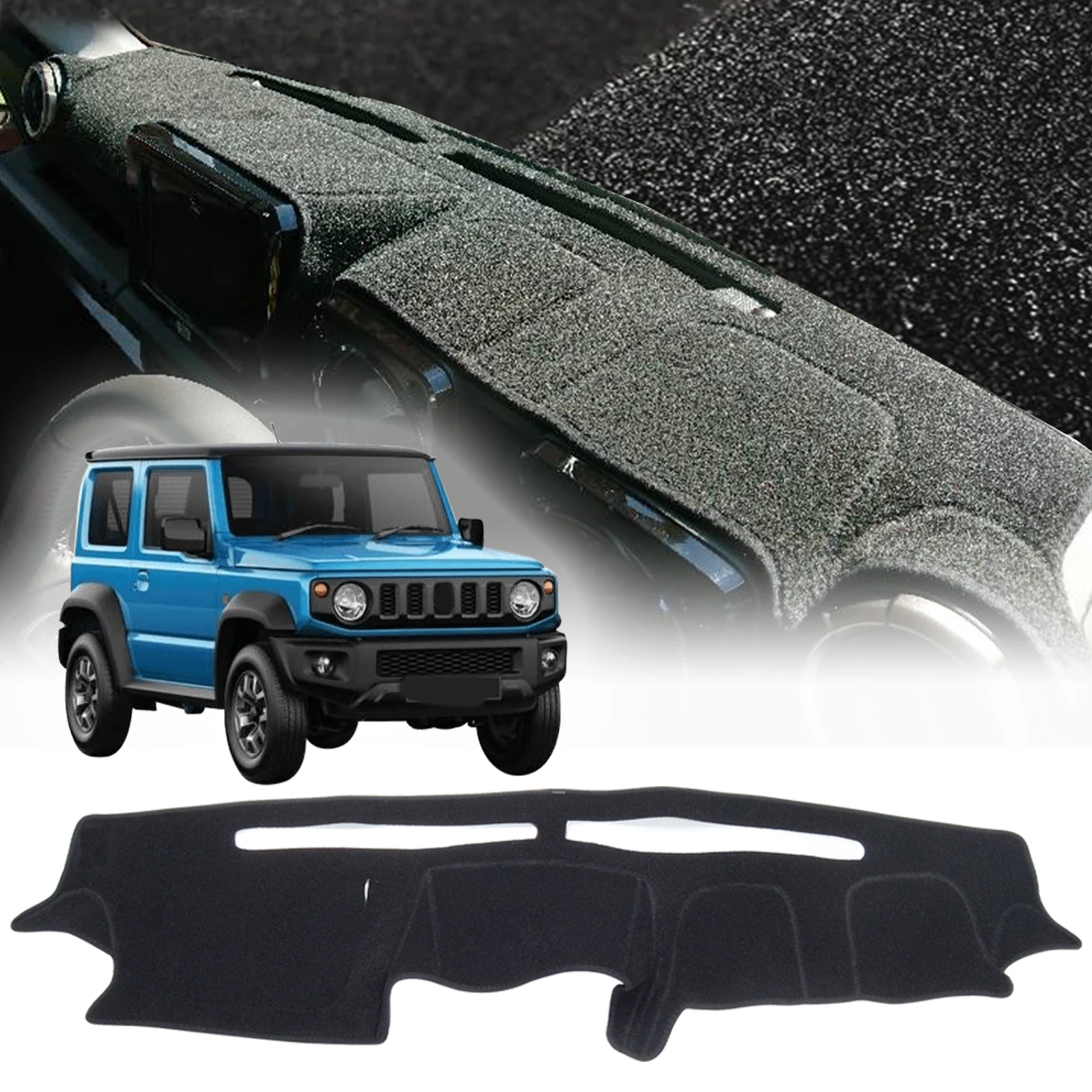 

fit for Suzuki Jimny 2019 2020 2021 2022 Dashmat Dashboard Cover Pad Protective Carpet Car Accessories DashMat Sunshade