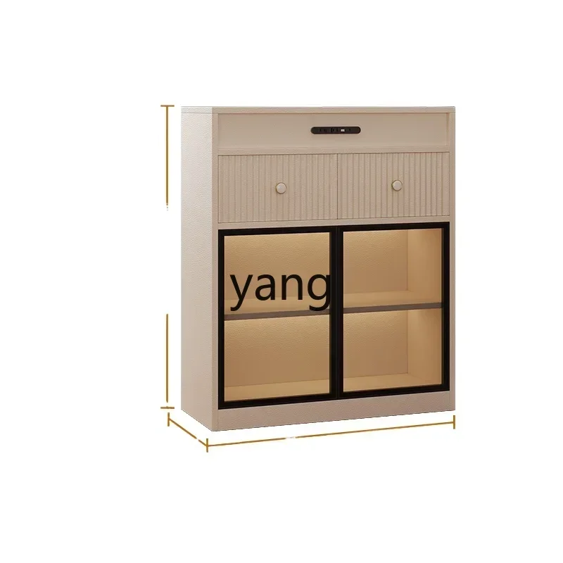 LTT1 cream wind retractable bar table household living room partition rock slab light luxury rotating island counter