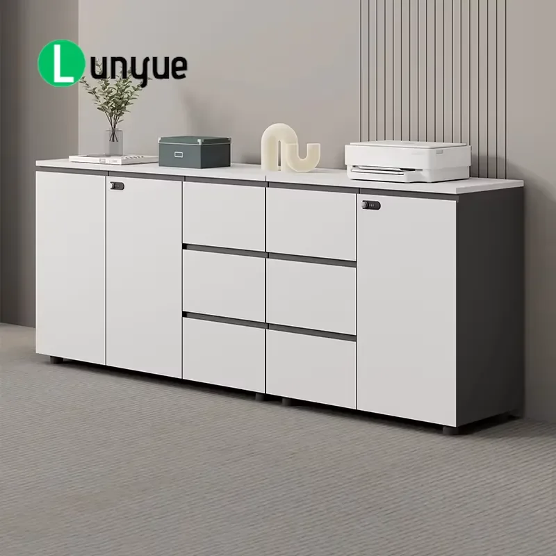 Modern File Cabinet Bulk Administrative Office Furniture Set Storage Cabinet for Home Office Workspace Durable Metal Wood