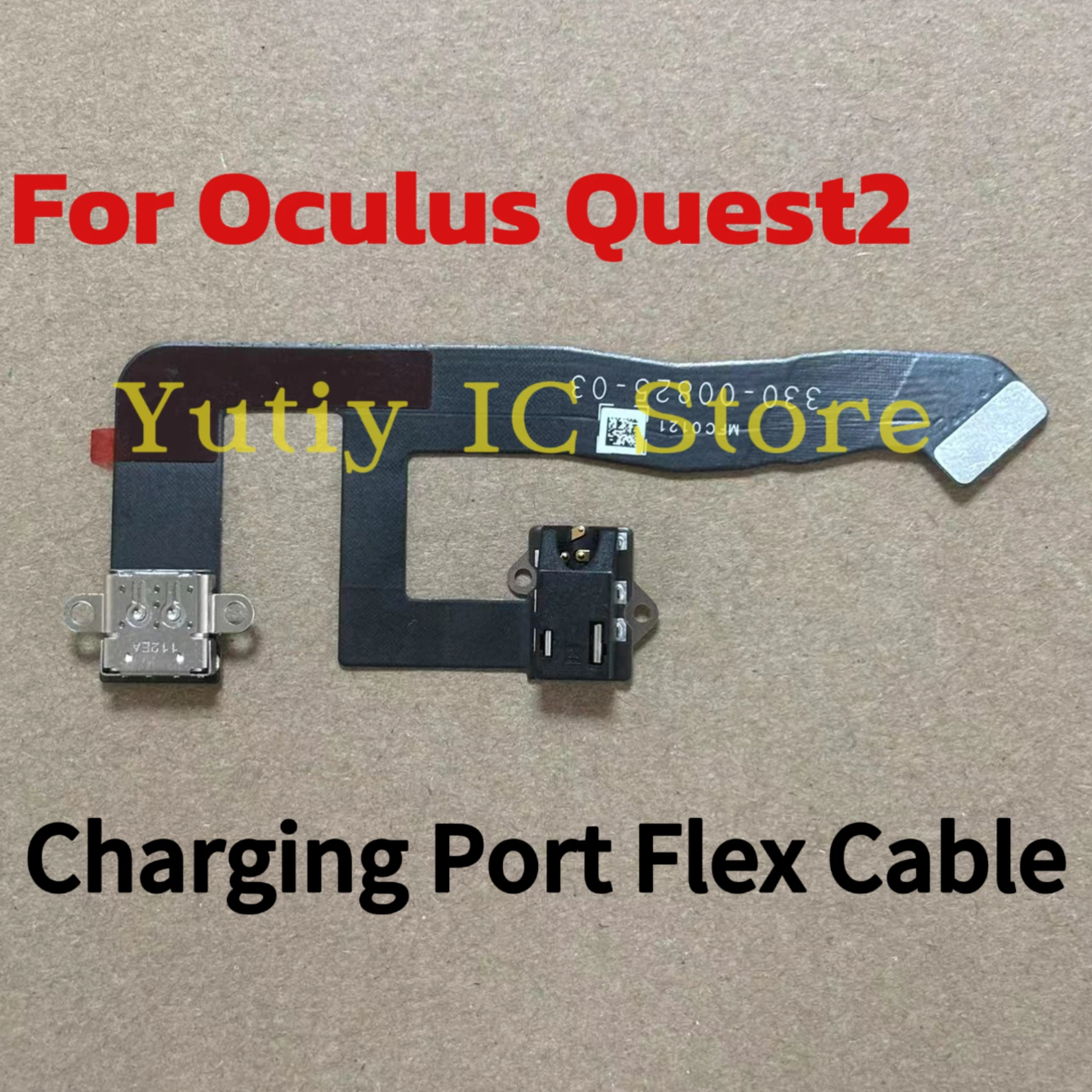 Original For Oculus Quest 2  Charging Port Flex Cable Headset Power Audio Aux Jack Flex