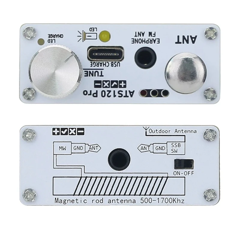 Imagem -03 - Decodificador de Rádio Digital com Código de Registro Oficial Licenciado fm Ssb Ats120-pro V4.1x Si4732