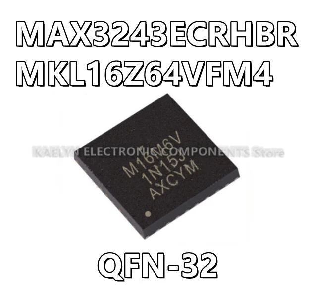 2-10Pcs/lot MAX3243ECRHBR MAX3243 MP243E MKL16Z64VFM4 M16M6V 3/5 Transceiver Full RS232 ARM Microcontroller 32-Bit 32-QFN