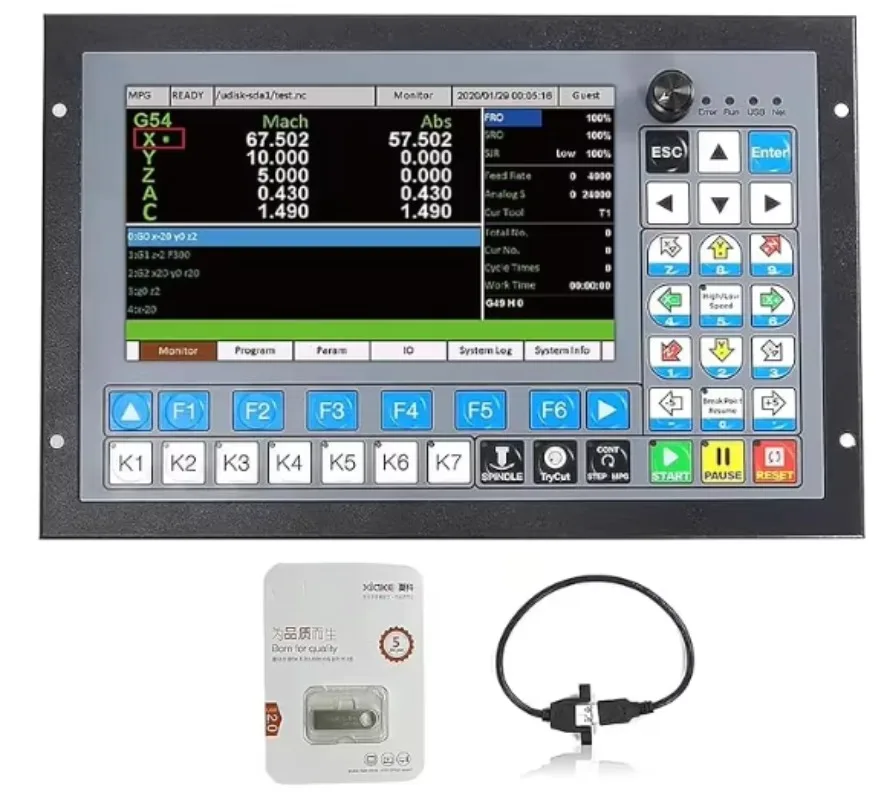 New Ddcs Expert Controller 4 Axis for CNC Machine Control Card Manufacturing Plant Use