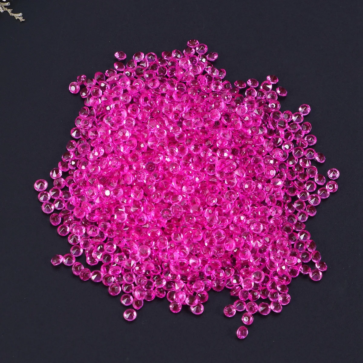 

1000 Pcs Wedding Decor Acrylic Drilling Dekosteine Halloween Clear Bead Blaue Rosy Crystals for Crafts Bride